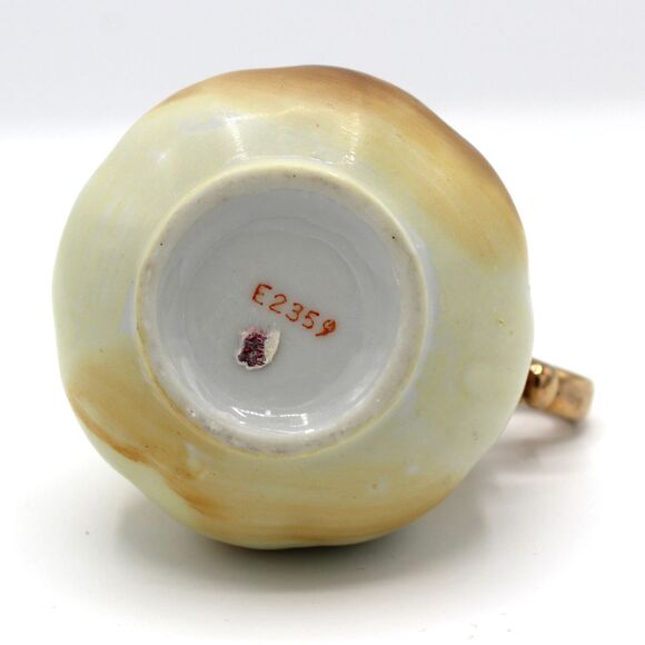 Vintage Porcelain Enesco Creamer Pitcher Vase Japan Mid-Century Fall Fruit Decor - Picture 2 of 7